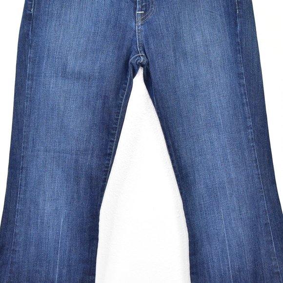 Lucky Brand Women's 8 x 29 Sundown Wide Leg Mid Rise Jeans Blue Inseam 30 inch - Picture 8 of 15